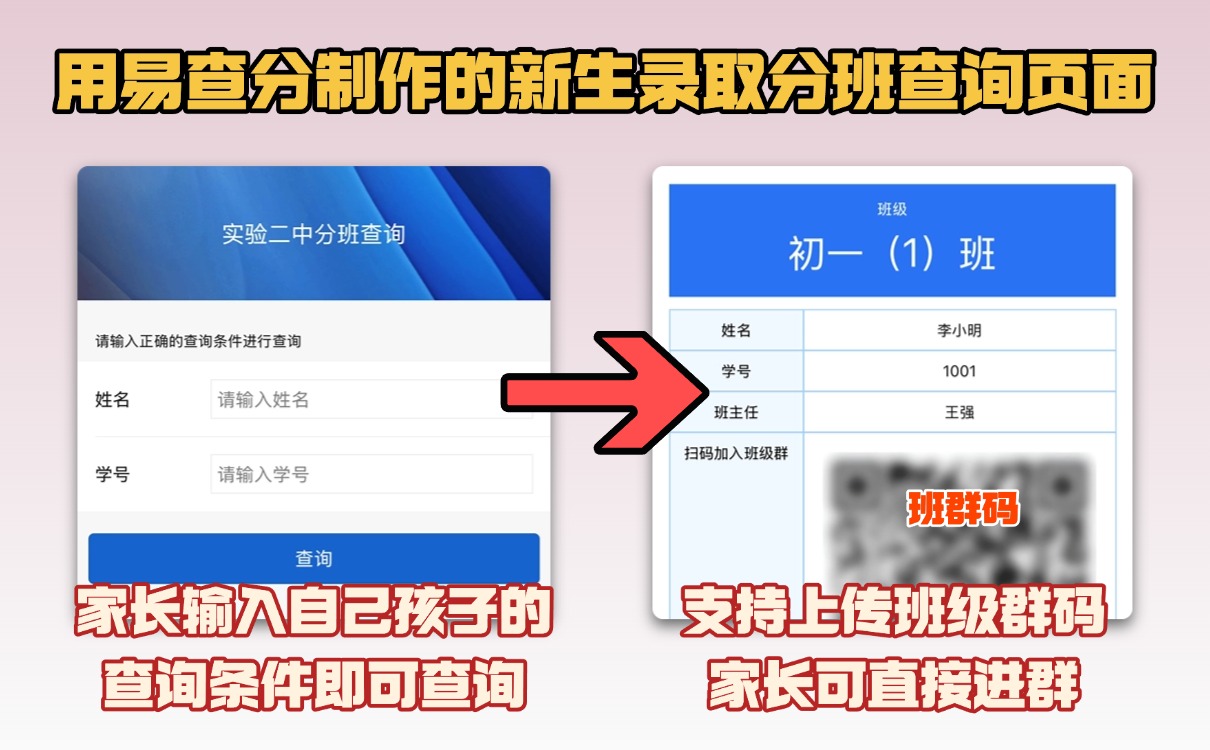 2025年自主招生笔试录取查询怎样发布给家长？