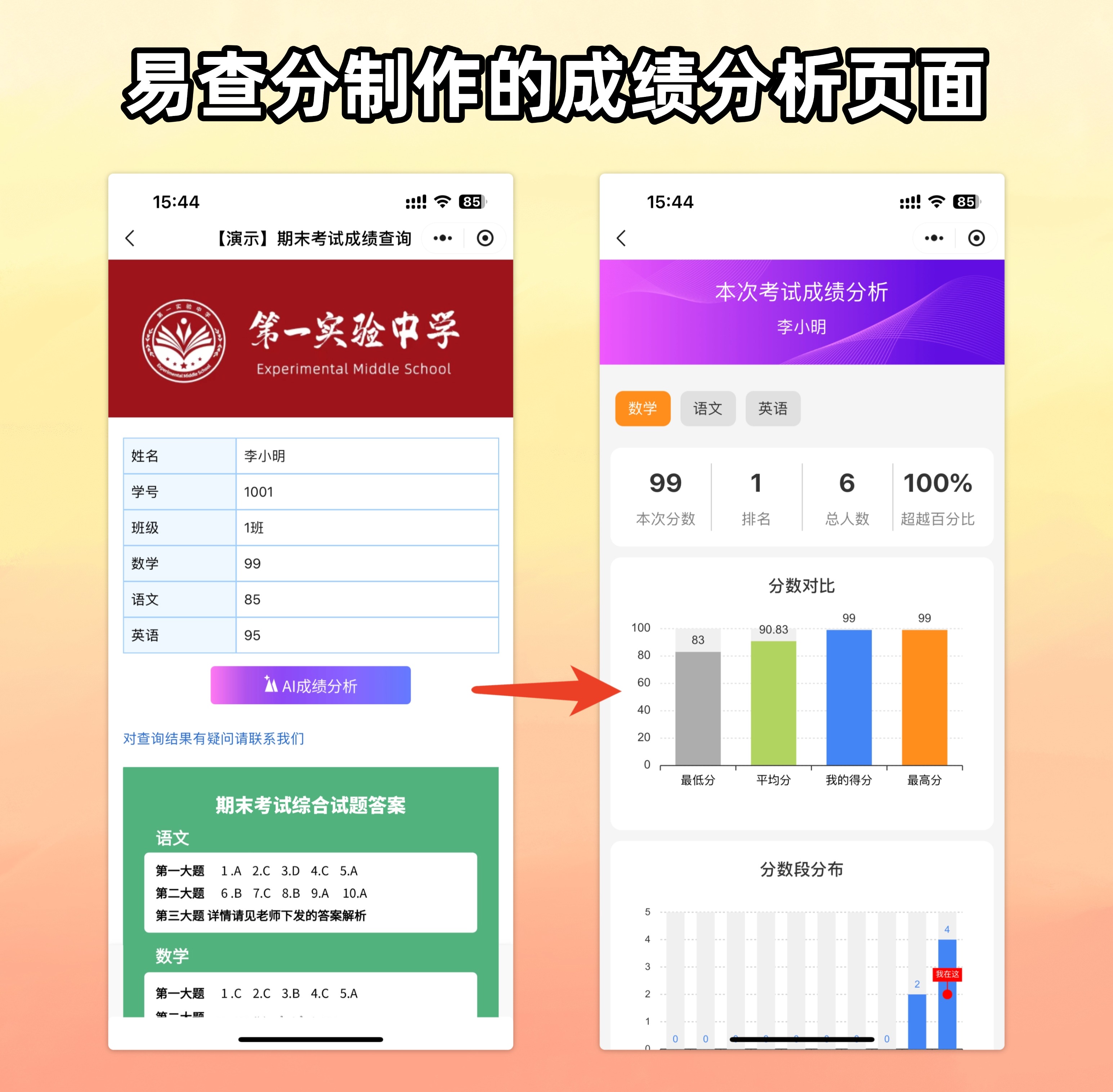 考试成绩报告分析实用妙招：助力老师快速锁定学生学习进度