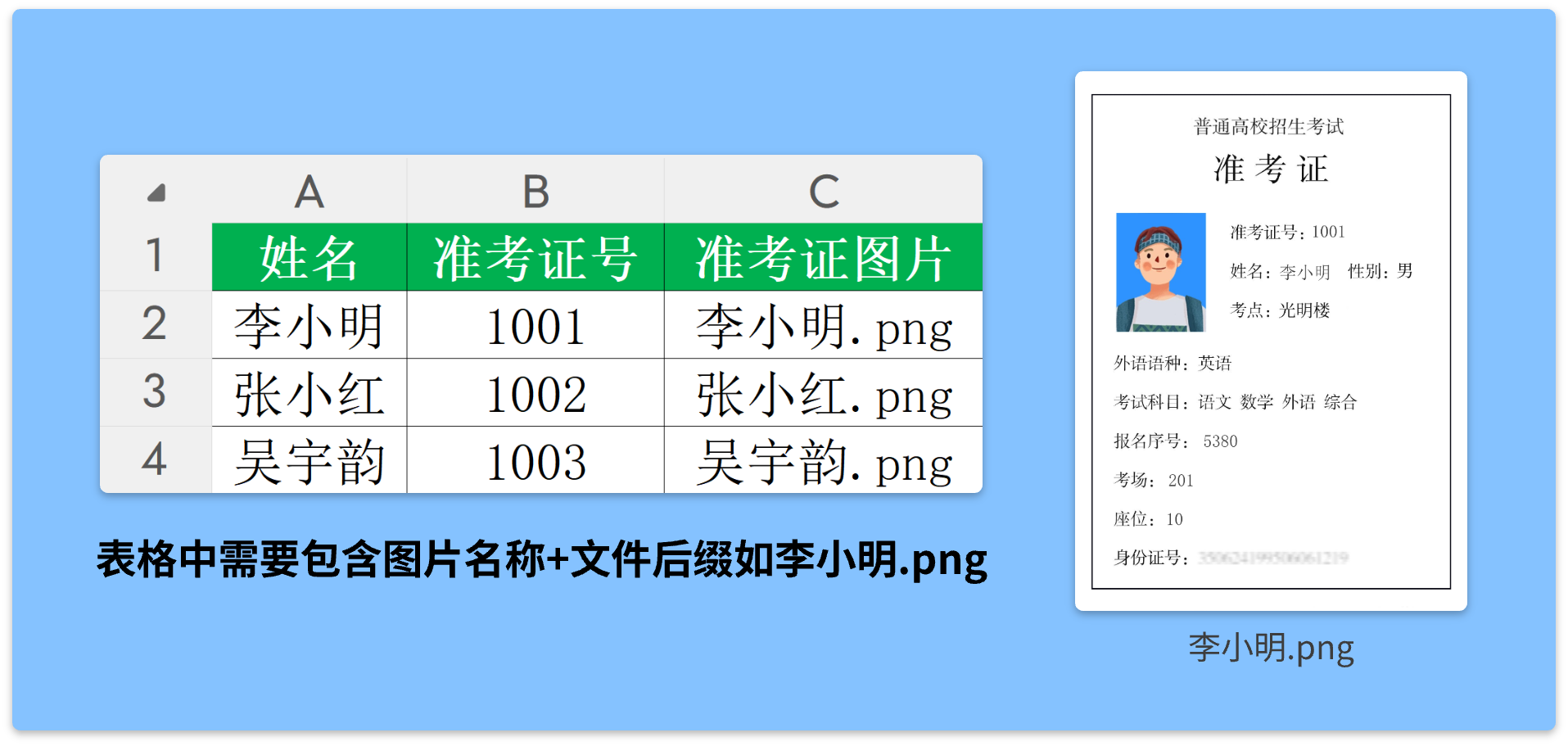 证书图片查询表格规范